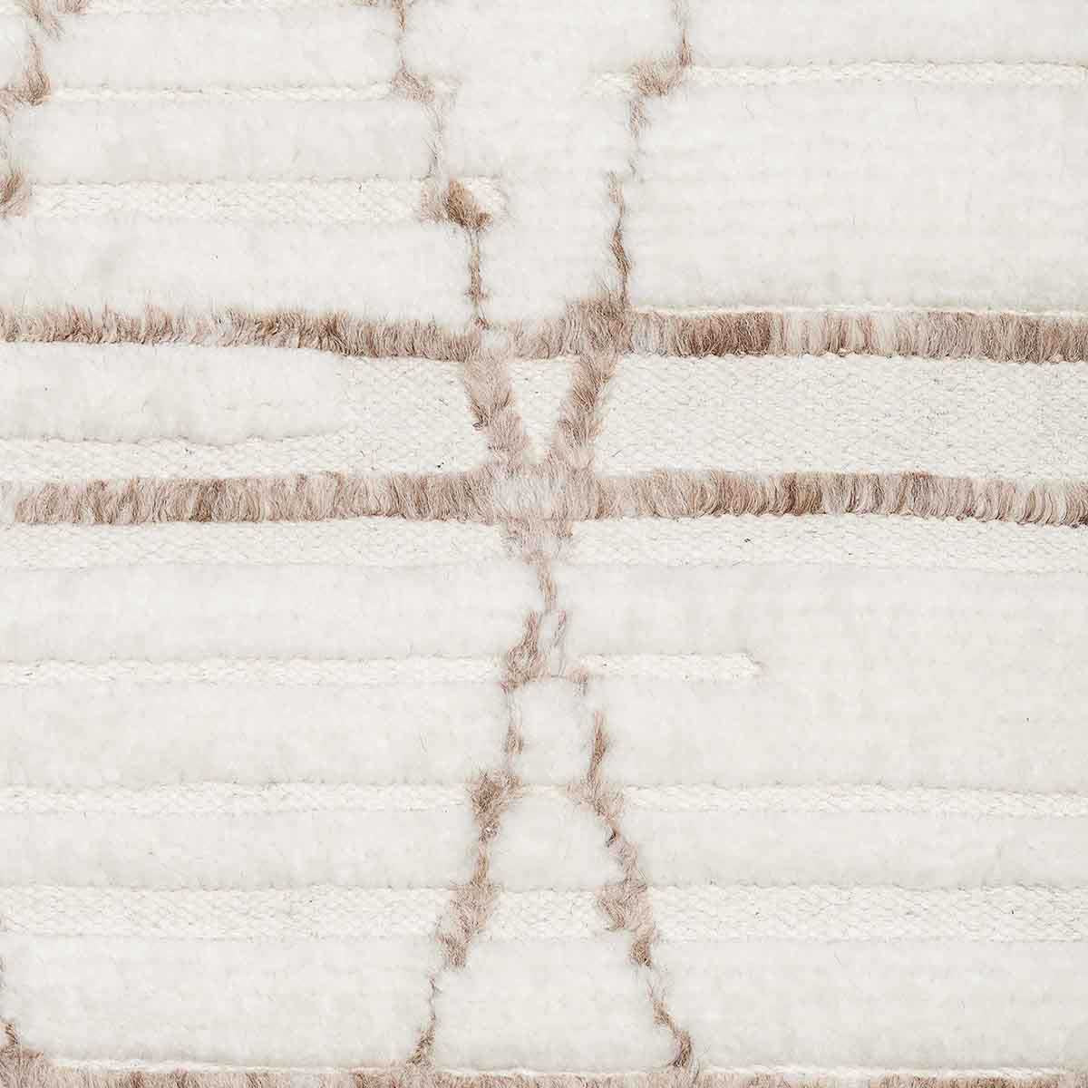 Leona Tribal Wool Shag Rug