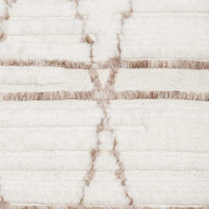 Leona Tribal Wool Shag Rug