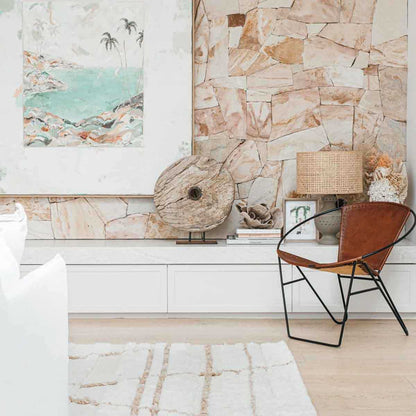 Leona Tribal Wool Shag Rug