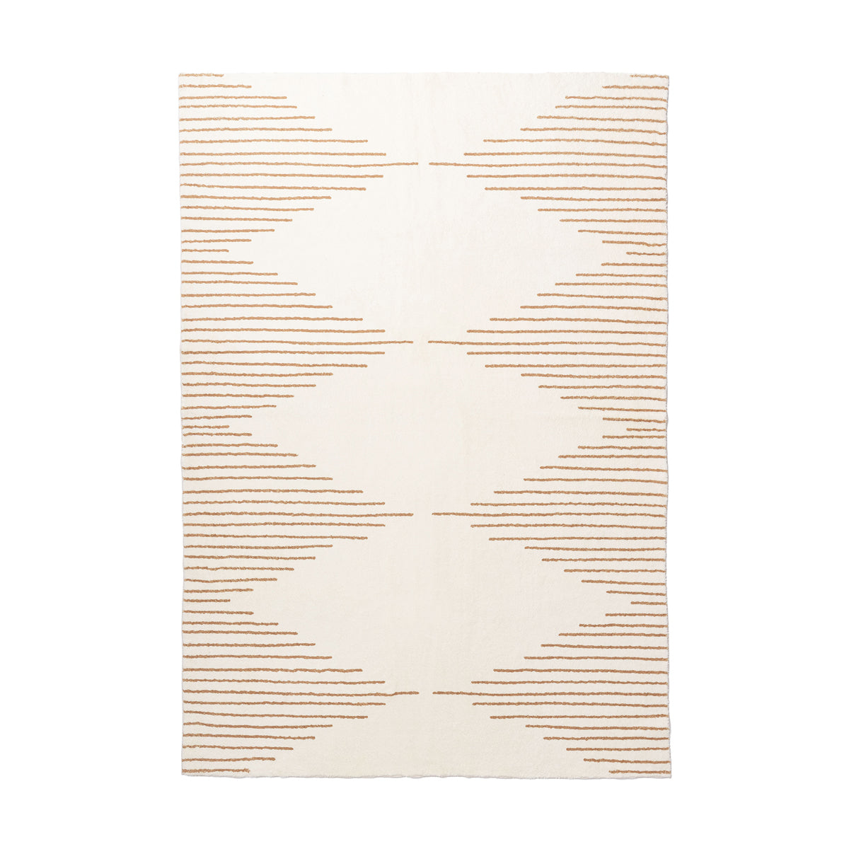 Lyra Diamond Stripe Washable Rug