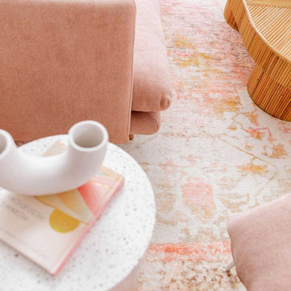 Marissa Medallion Washable Rug