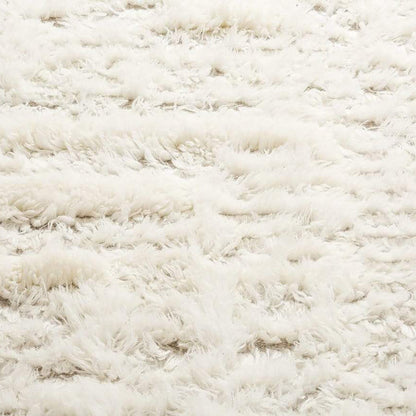 Maya Geometric Pattern Berber Wool Shag Rug