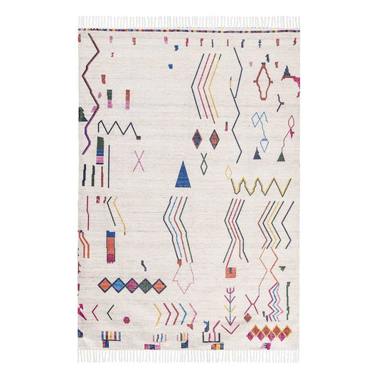 Remi Multi-Colour Abstract Tribal PET Rug