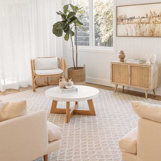 Piper Diamond Jute Rug