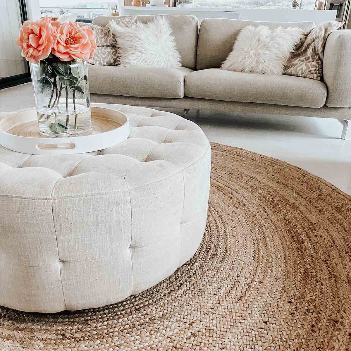 Sayulita Round Jute Rug