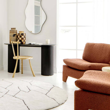 Tahlee Round Tribal Shag Rug