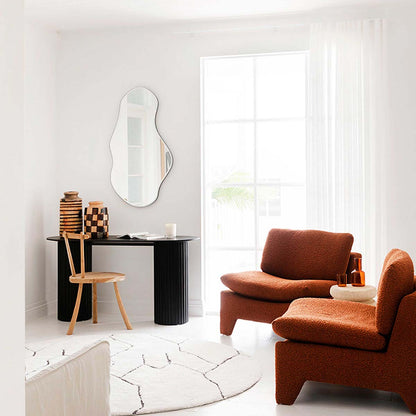 Tahlee Round Tribal Shag Rug