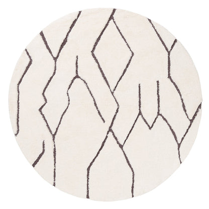 Tahlee Round Tribal Shag Rug