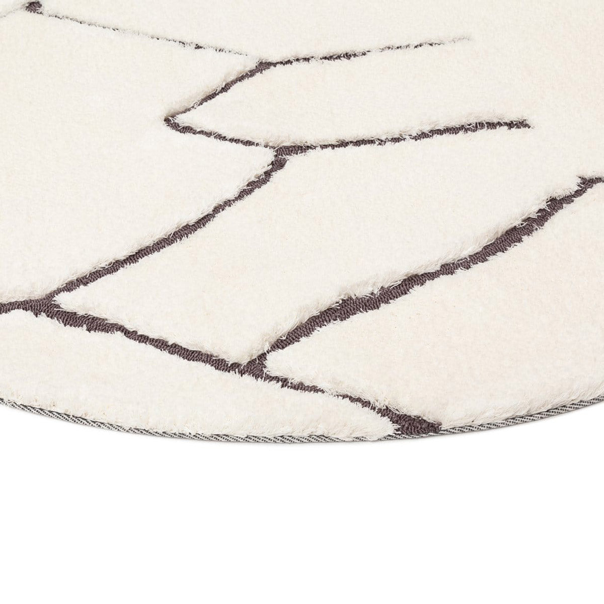 Tahlee Round Tribal Shag Rug