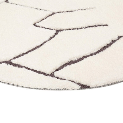 Tahlee Round Tribal Shag Rug