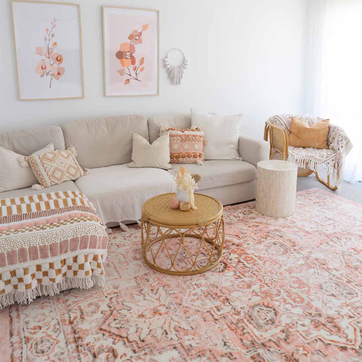 Veronique Distressed Washable Rug