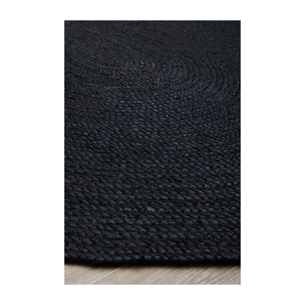 Bondi Oval Rug (Black)