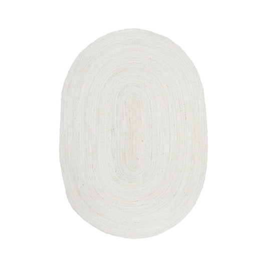 Bondi Oval Rug (White)