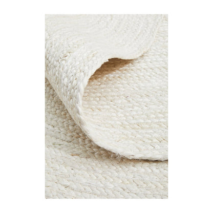 Bondi Oval Rug (White)