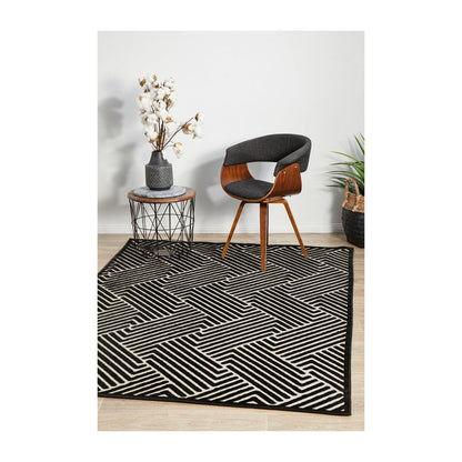 York Rug (Black/Gold)
