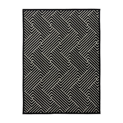 York Rug (Black/Gold)