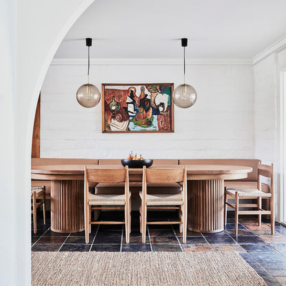 Indigo Braided Jute Runner Rug