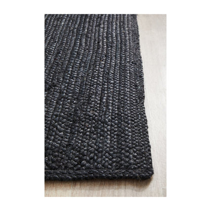 Bondi Rectangle Runner Rug (Black)