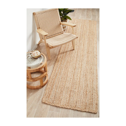 Bondi Rectangle Runner Rug (Natural)