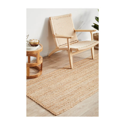 Bondi Rectangle Runner Rug (Natural)