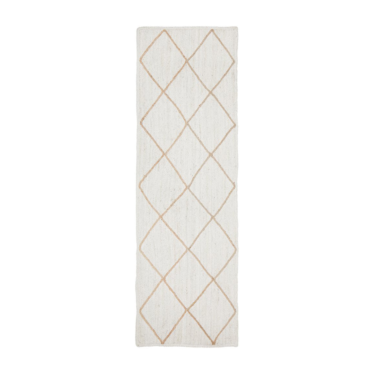 Noosa 222 Runner Rug (White)