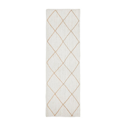 Noosa 222 Runner Rug (White)