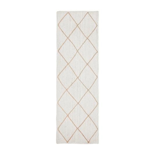 Noosa 222 Runner Rug (White)