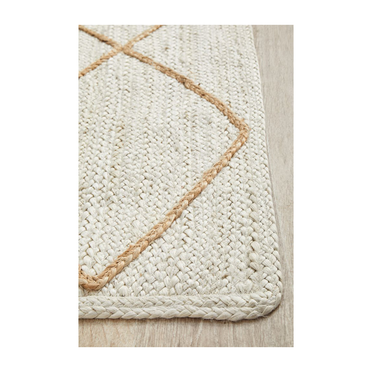 Noosa 222 Runner Rug (White)