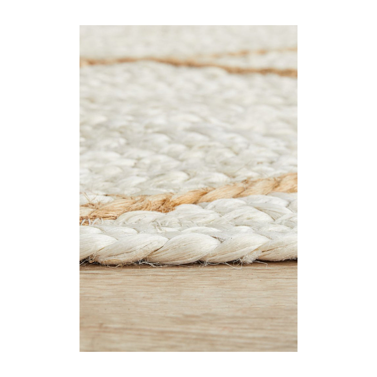 Noosa 222 Runner Rug (White)