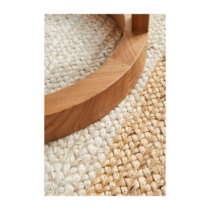 Noosa 333 Runner Rug (White, Natural)