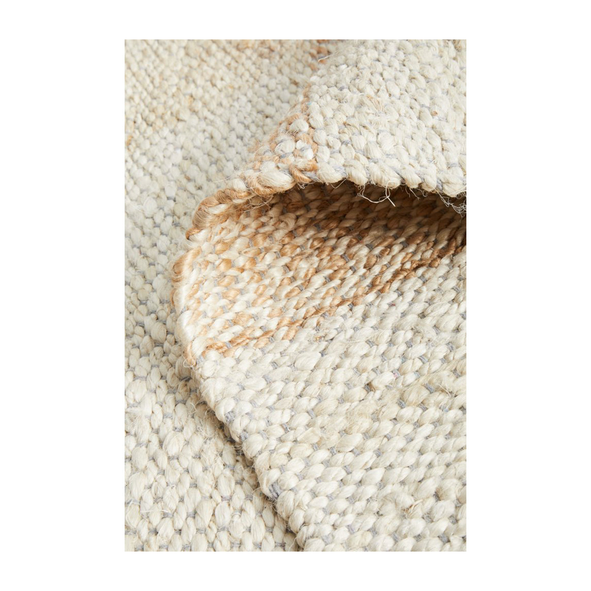 Noosa 555 Runner Rug (Natural, White)