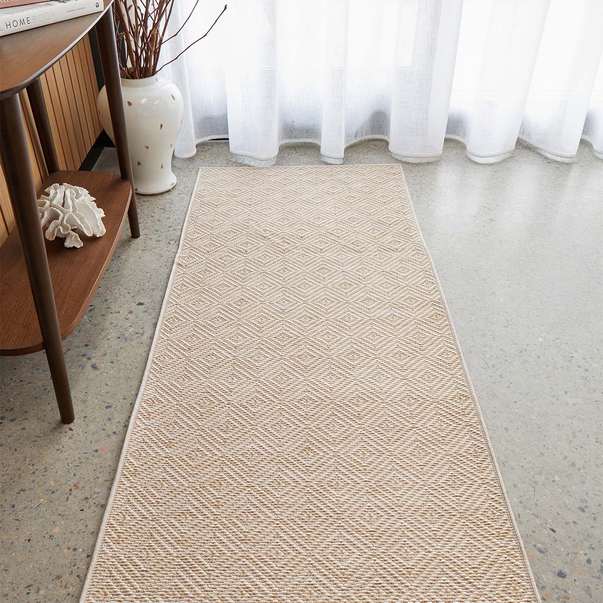 Patio Misty Runner Rug (Natural)