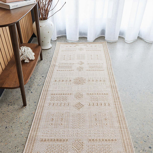 Patio Ziggy Runner Rug (Natural)