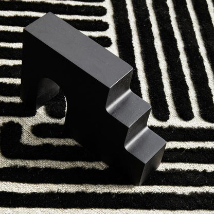 York Runner Rug (Black/Gold)