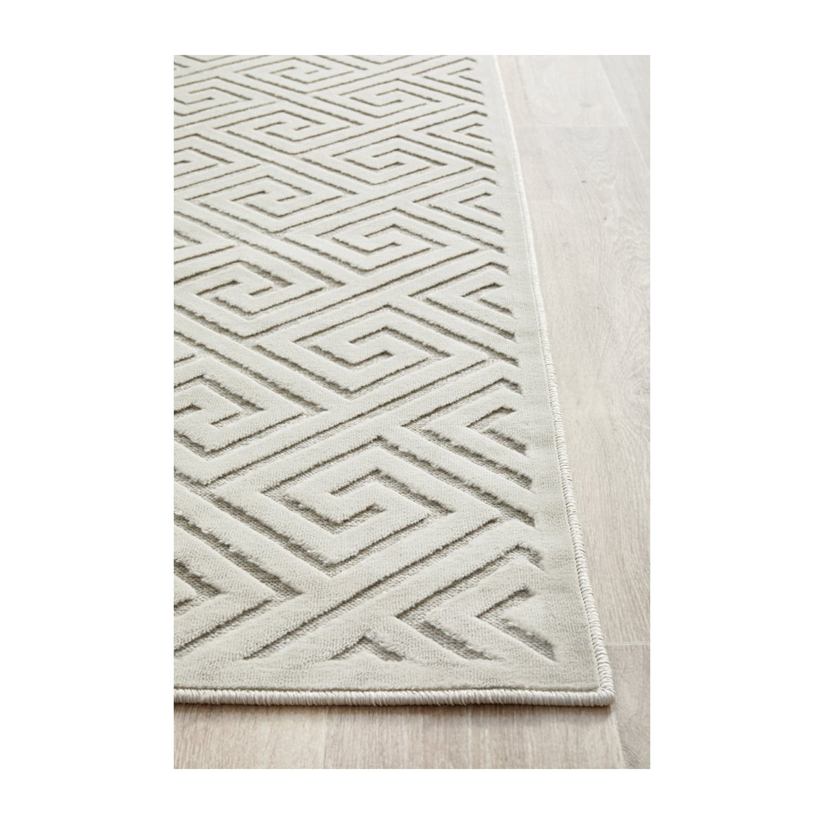 York Runner Rug (Natural White)