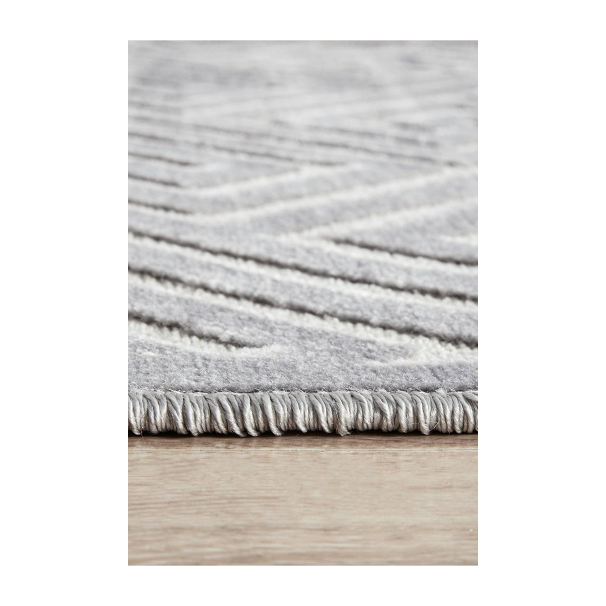 York Runner Rug (Silver)