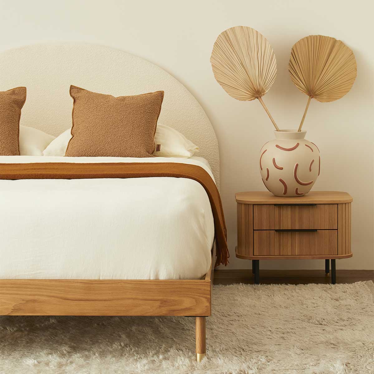 Rio Bedside Table (2 Drawer)