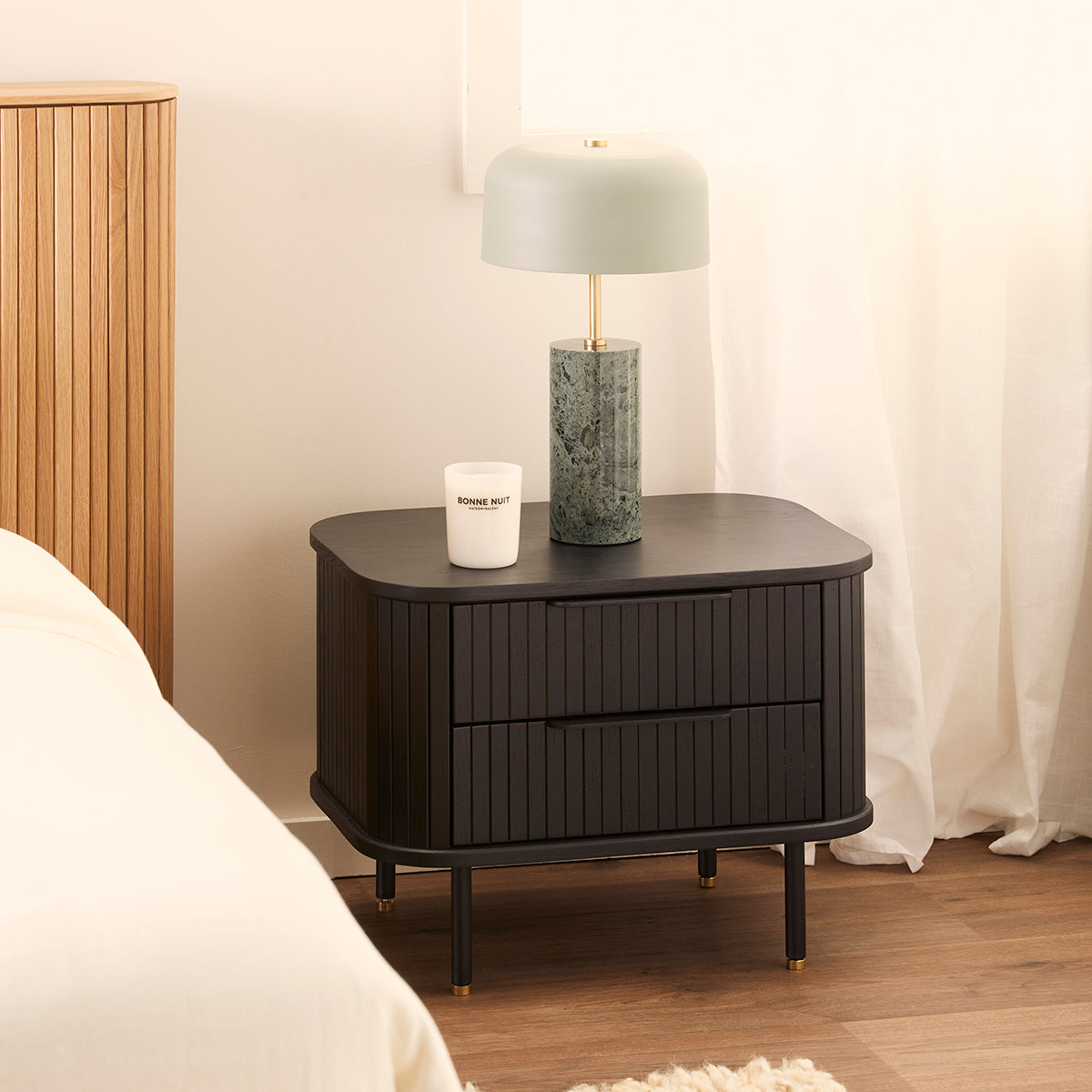 Rio Bedside Table (2 Drawer)