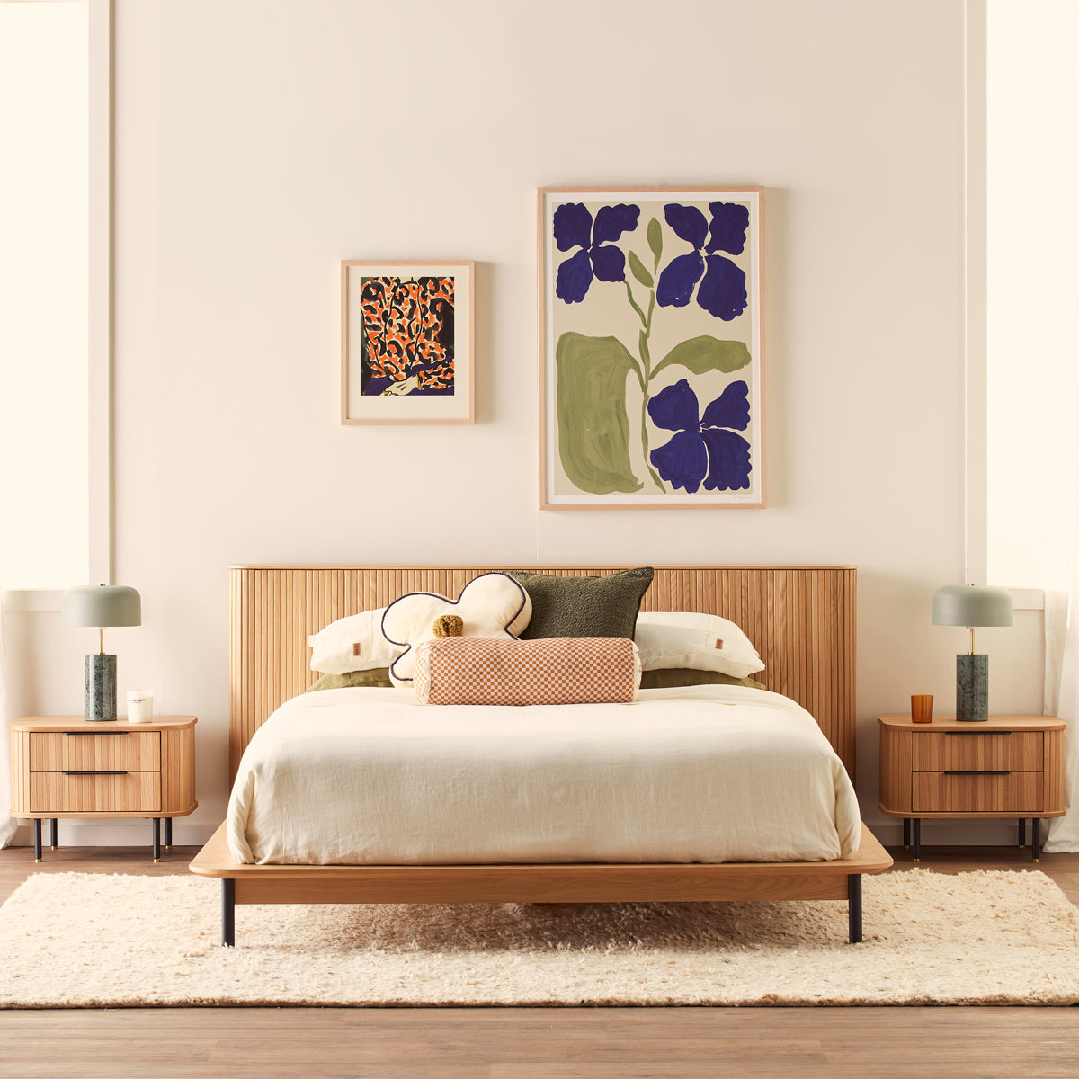 Rio Bedside Table (2 Drawer)