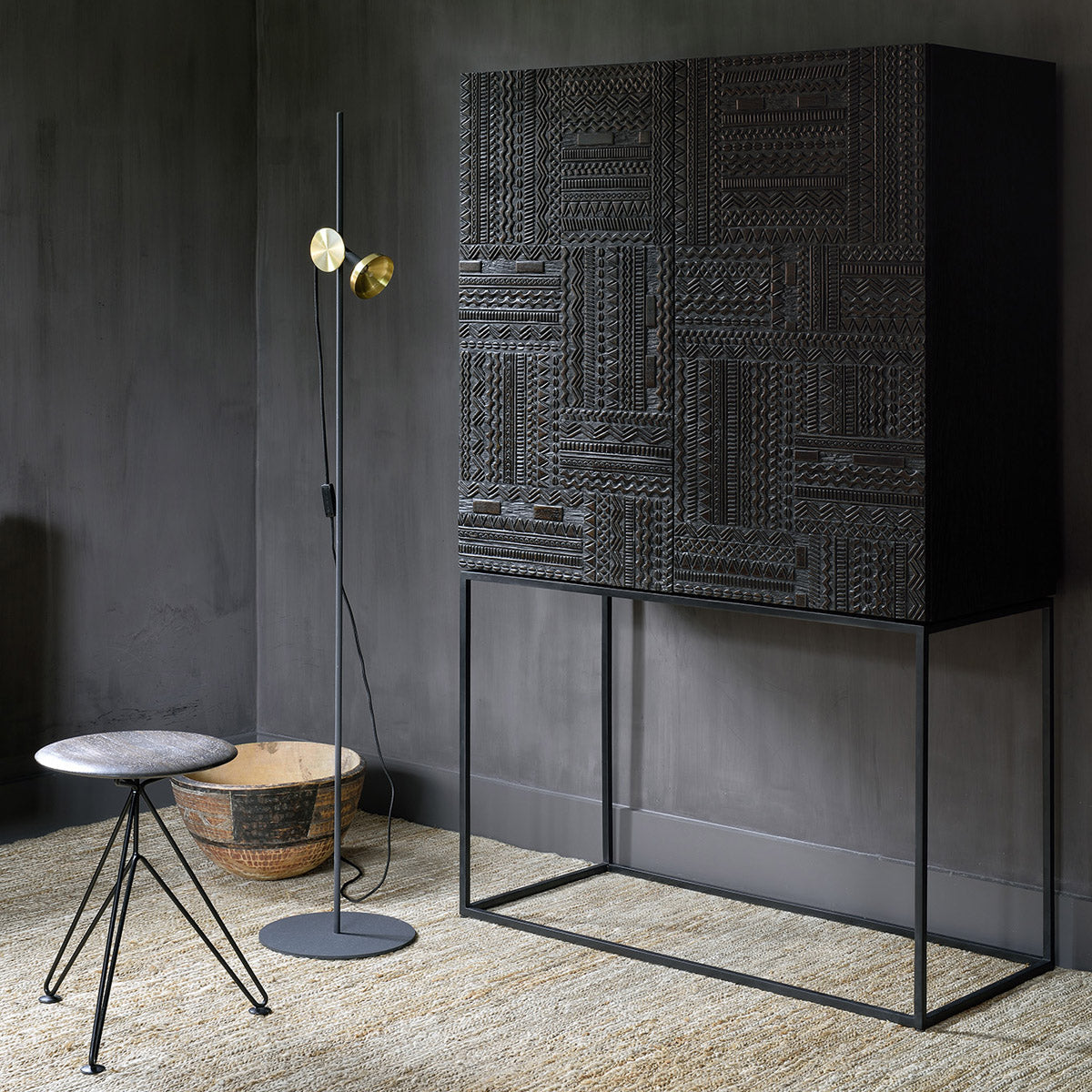 Tabwa 2 Door and 2 Drawer Cupboard