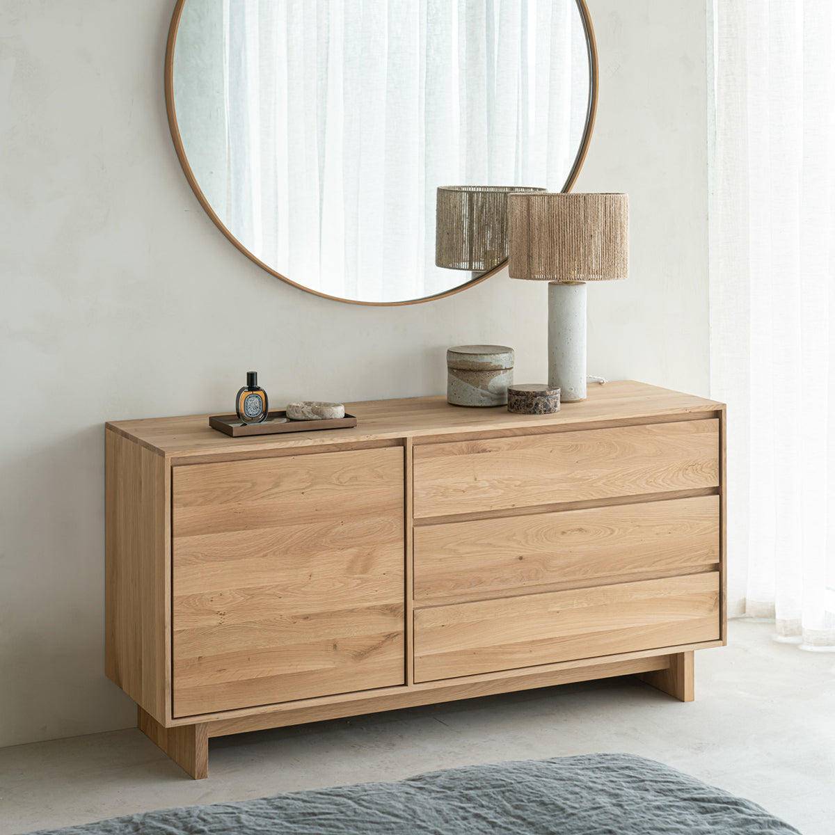 Wave 1 Door & 3 Drawer Sideboard