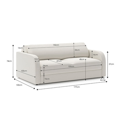 Aubrey 2.5 Seater Sofa Bed
