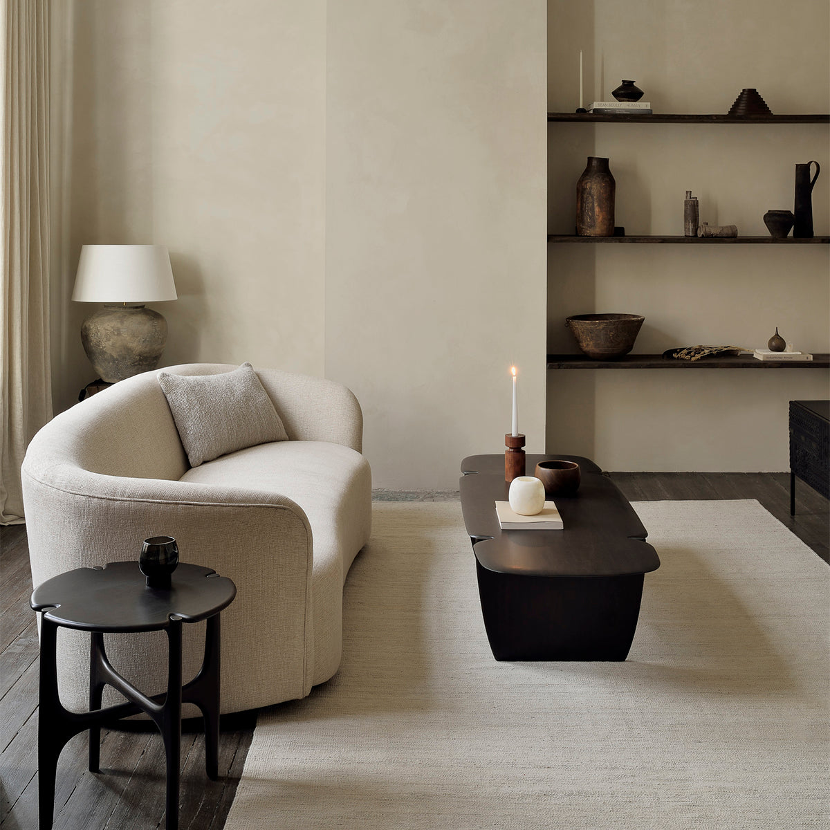 Ellipse 3 Seater Fabric Sofa