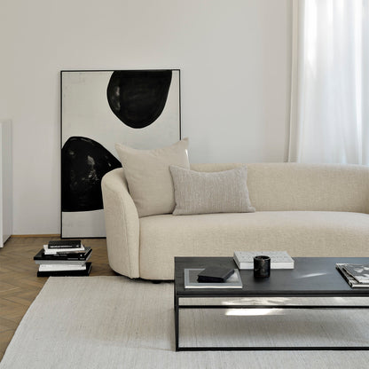 Ellipse 3 Seater Fabric Sofa