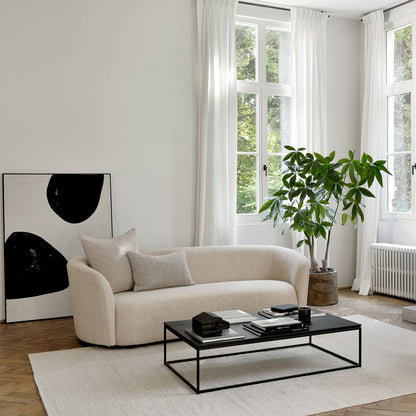 Ellipse 3 Seater Fabric Sofa