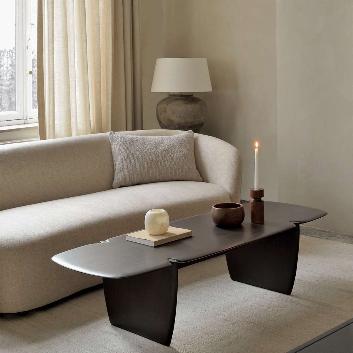 Ellipse 3 Seater Fabric Sofa