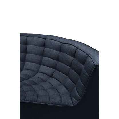N701 Eco Fabric Round Corner Seater Sofa