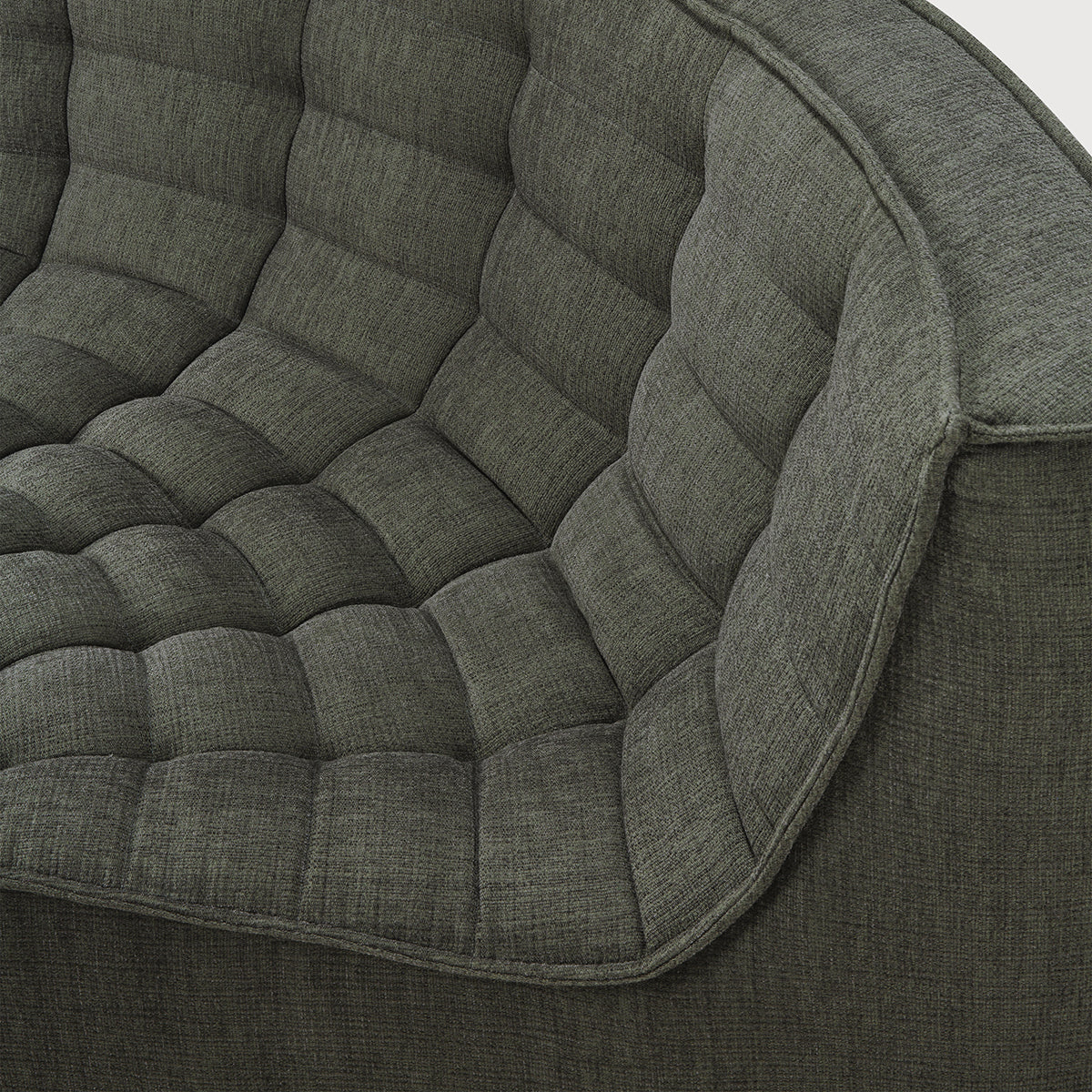 N701 Eco Fabric Round Corner Seater Sofa