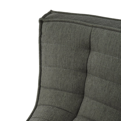 N701 Eco Fabric Round Corner Seater Sofa