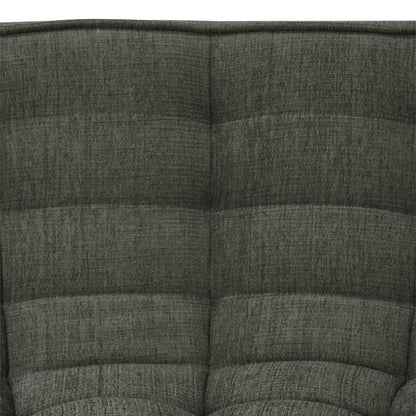 N701 Eco Fabric Round Corner Seater Sofa